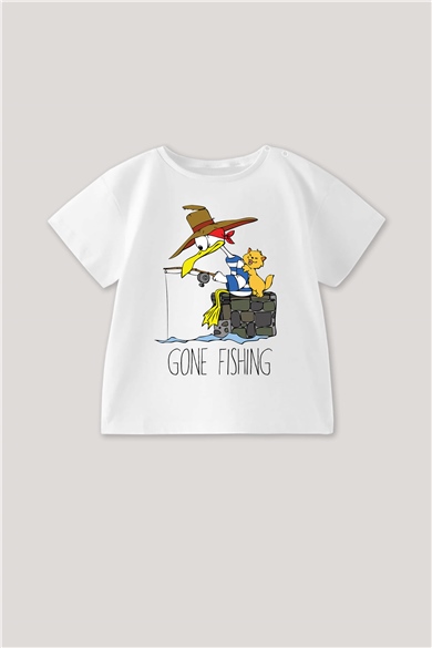 Gone Fishing Bebek Tişört